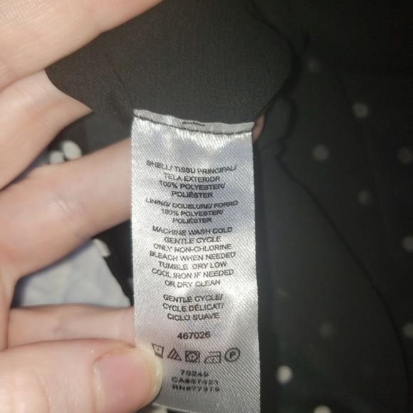 Ann Taylor Petite Polka-dot Mini Dress Medium - Picture 6 of 7